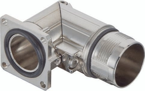 Harting Leergehäuse 09156000902 aus Messing in Silber - Bild 1