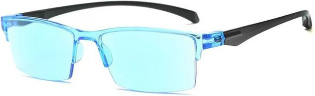Smartglasses Autofokus Zoom Brille, Unisex, Vollrand, Kunststoff, blau, rechteckig - Bild 1