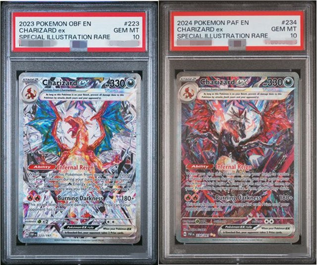 FUNISM DIY TCG PKM Bewertungskarte Charizard EX, Zubehör, Englisch - Bild 1