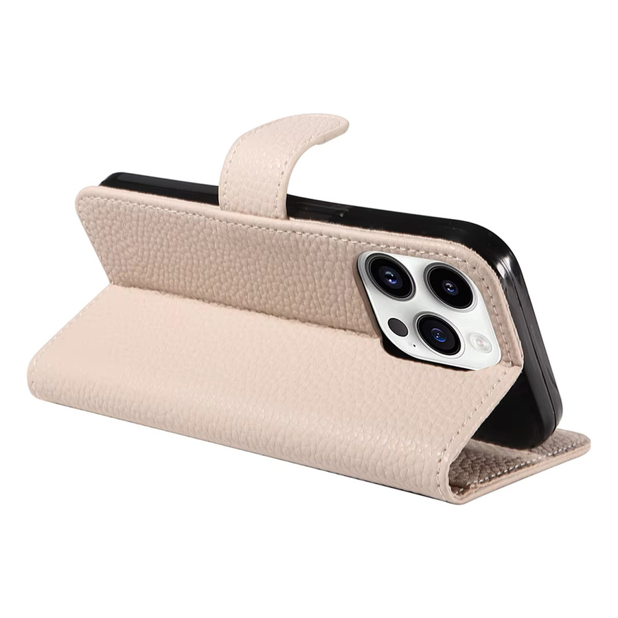 Sturzsichere Kunstleder-Handyhülle für Samsung A56 A36 A25 A42 A23 A13 A12 A05 A03 mit Magnetverschluss und Kartenfächern in Schwarz oder Beige - Bild 2