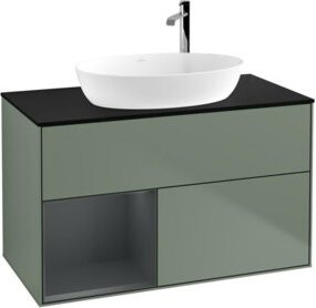 V&B Waschtischunterschrank Finion 100 Wandbeleuchtung in lackierter Ausführung B/T/H: 100 x 50,1 x 50,1 cm - Bild 1
