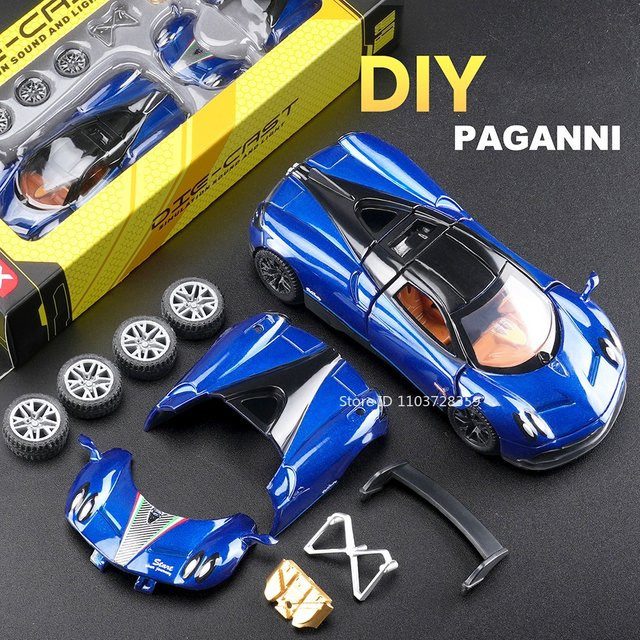 MAKEDA Pagani Zonda R AE86 Spielzeugmodellauto, 1:43, Metall, Gummi - Bild 1
