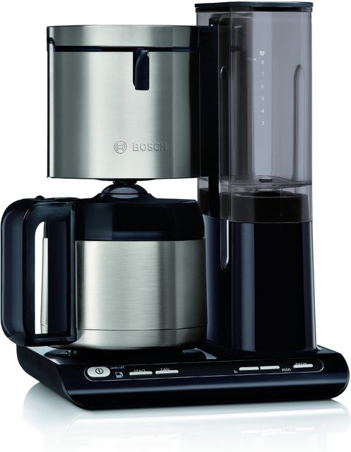 Bosch Styline TKA8A683 Filterkaffeemaschine mit Thermokanne in Schwarz und Edelstahl - Bild 1