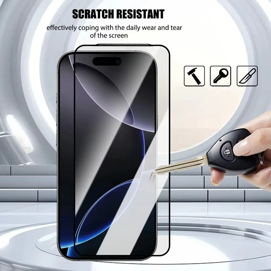 6-in-1 Ultra HD Full Screen Protector und Kamera Objektiv Schutz Set für iPhone 17 16 15 14 13 12 11 Pro Max Plus in Transparent - Bild 2