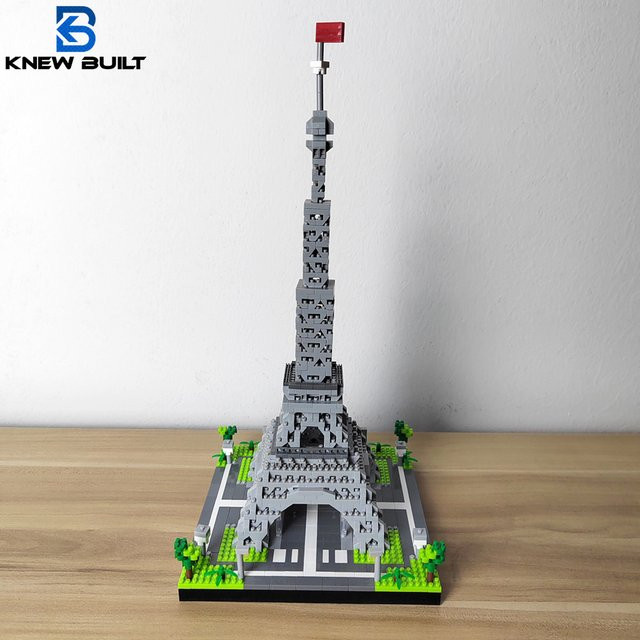 France Pride Paris Eiffelturm Micro Mini-Bausteine, Architektur, Puzzle-Spielzeug-Set - Bild 1