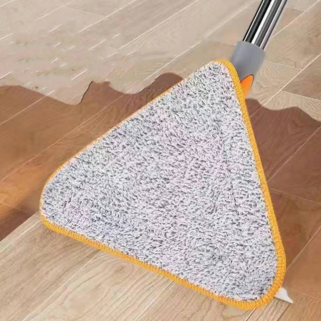 Mikrofaser Reinigungsmopp in Grau für Staub, Glas und Böden zur Reinigung von Wänden, Fenstern und Decken - Bild 1