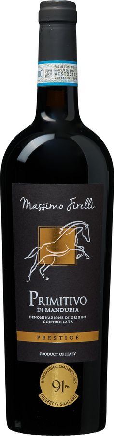 Massimo Firelli Primitivo di Manduria Rotwein, Italien, 0,75 l - Bild 2