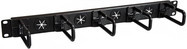 StarTech.com Kabelmanagement Panel für Server Rack mit D-Ringen in Schwarz, 1U, Breite: 48,3 cm - Bild 1