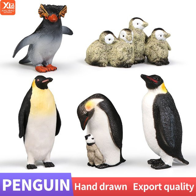 XIALIBAOMOWAN Sea Life South Pole Penguin Cub Set, Actionfiguren, Meerestiere - Bild 1