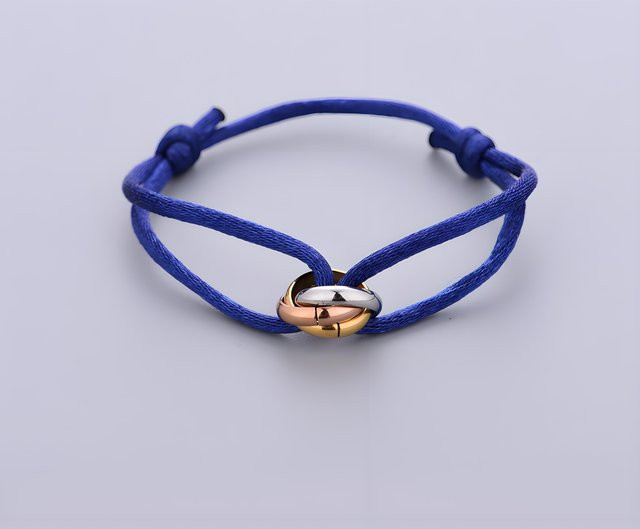 zjy8 Armband Edelstahl, Dreifarbig, Bunt, Damen - Bild 1