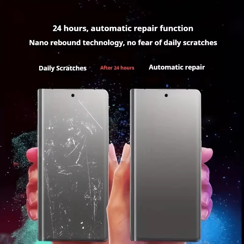 3er-Pack Samsung Galaxy Z Fold 7 6 5 4 3 Displayschutzfolie aus gehärtetem Glas mit mattem Finish, transparent - Bild 2
