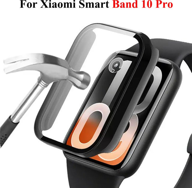 Xiaomi Schutzhülle für Mi Band 10 Pro, Glas, PC, Schwarz, Unisex - Bild 1