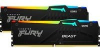 Kingston FURY Beast RGB DDR5 RAM Kit 16GB (2 x 8GB) 5600MHz CL40 DIMM 288-Pin Schwarz Multicolour - Bild 2