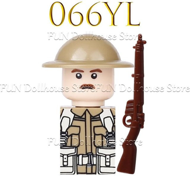 Linyi toy Erster Weltkrieg Britisch Armee Infanterie Gebäude Block, ab 3 Jahren - Bild 1