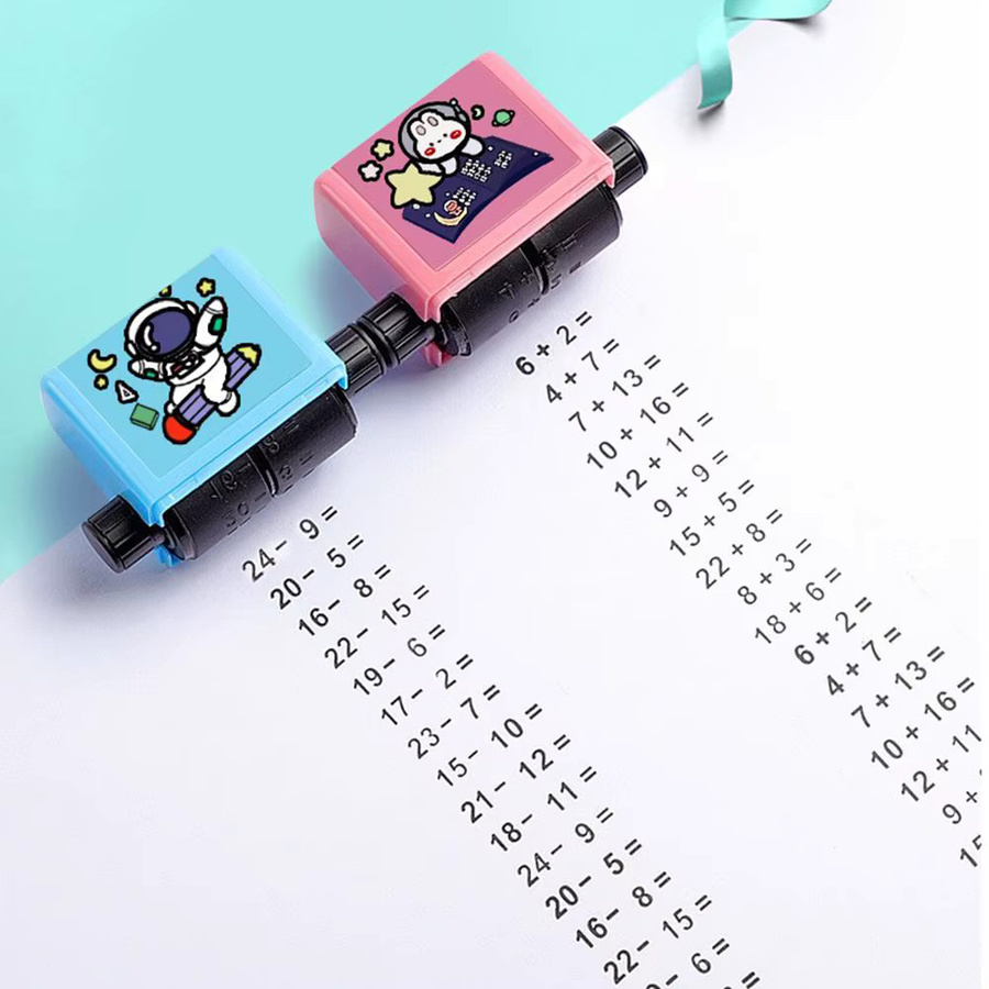 Mathe Praxis Digitaler Rolling Stamp für Addition und Subtraktion Aufgaben bis 100 - Bild 1