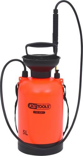 KS Tools Drucksprüher Druck-Zerstäuber mit Trageriemen, Orange, 5 l - Bild 1