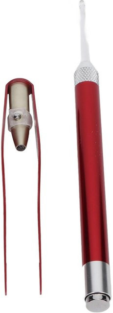 GoolRC Ohrreiniger mit LED-Licht und Pinzette, Rot/Braun, Unisex - Bild 1