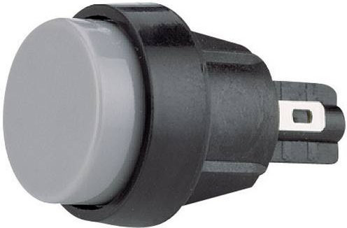 Marquardt Drucktaster 5000.0104 Grau, 1 x Aus/(Ein) tastend, 250 V/AC, 4A, Ø 20mm, IP40 - Bild 1