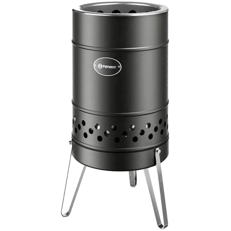 Petromax Feuertonne Pyron Black Edition aus Edelstahl als raucharme Feuerstelle - Bild 1