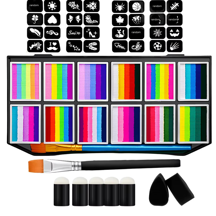 EYIR Gesichts- und Körperfarbenpalette, 65 Farben, Unisex - Bild 7