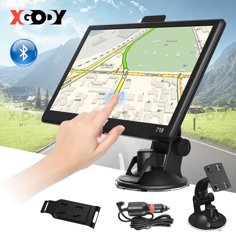 XGODY 7-Zoll GPS Navigationsgerät für PKW und LKW mit 16 GB Speicher und kapazitivem Bildschirm in Schwarz - Bild 7