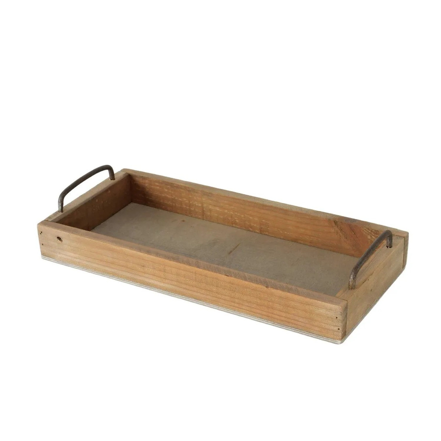Boltze Tablett Greenbank aus Holz in Natur, rechteckig, B: 38 cm, H: 18 cm, T: 1 cm - Bild 2
