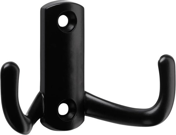 SOTECH Garderobenhaken JULIE I mit verteilten Haken, Schwarz Matt, Breite: 70,0 cm, Tiefe: 25,0 cm, Höhe: 1,0 cm