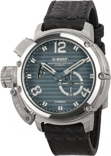 U-Boat Herrenuhr Chimera, Automatik, Edelstahl, Blau, 46 mm - Bild 1