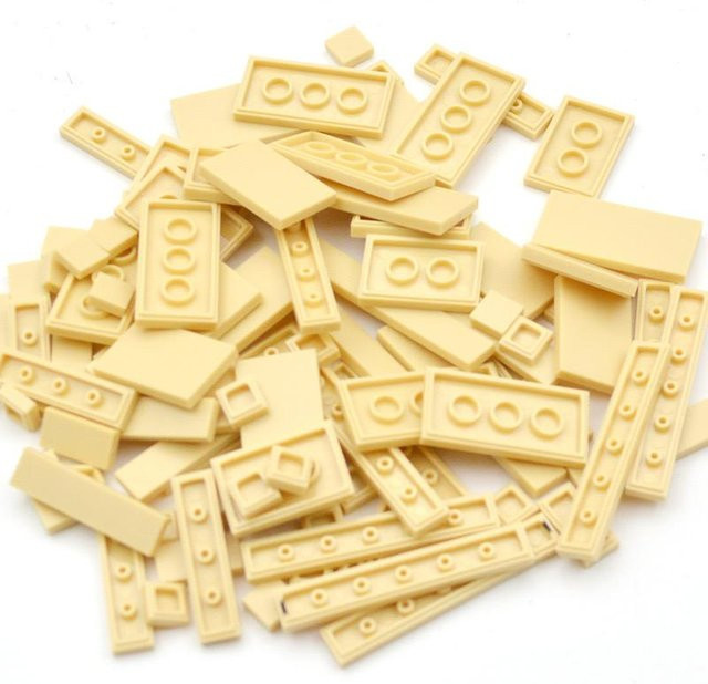 Bai Fen Bai dolls and toys DIY Modell Bausteine, 150-teiliges Set, Gelb - Bild 1