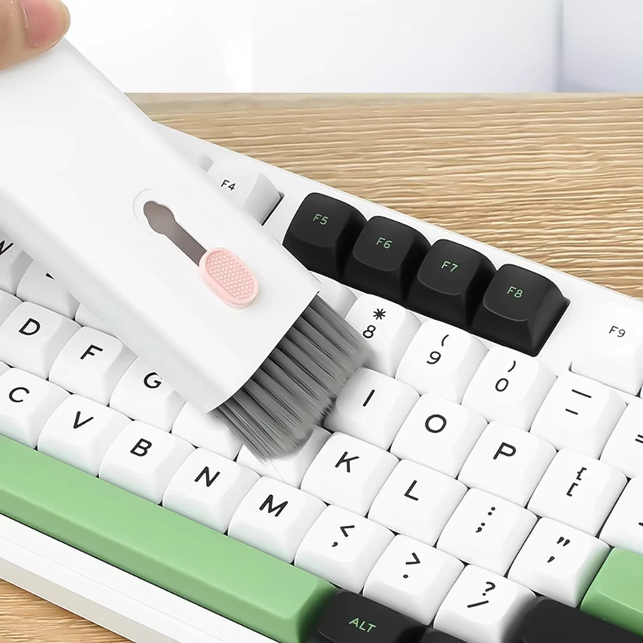 OAKCHARM 7-in-1 Computer Reiniger Set in Weiß für Tastatur, Kopfhörer und Keycaps - Bild 5