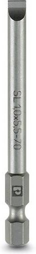 Phoenix Contact SF-BIT-SL Schlitz-Bit 3mm aus zähhartem legiertem Werkzeugstahl in Silber, 5er-Set - Bild 1
