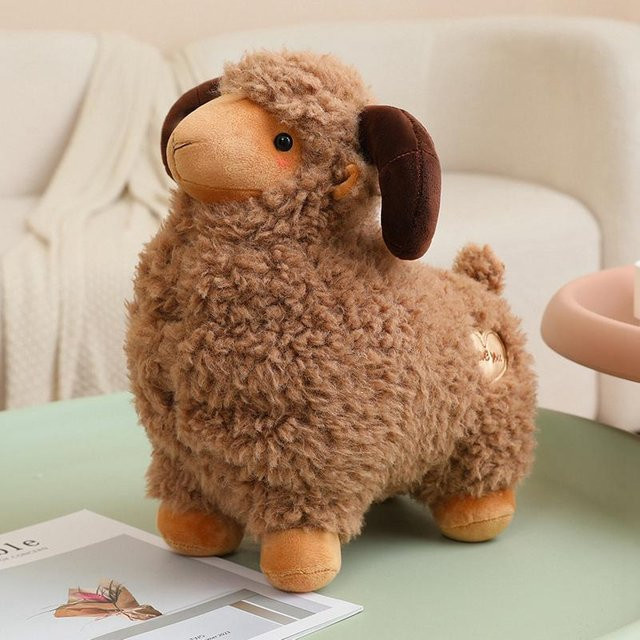 Yiran toy Kugelige Wolken Dickhornschaf, Plüschtier, 23cm - Bild 1