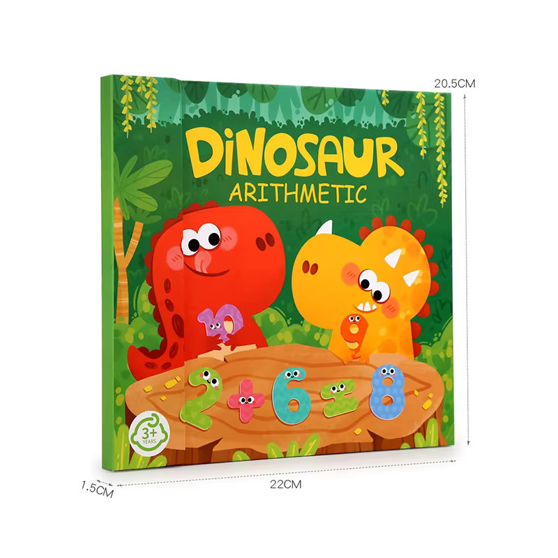Tlewj Mathe-Fliesen, Dinosaurier-Thema, Lern- und Kreativspielzeug - Bild 3