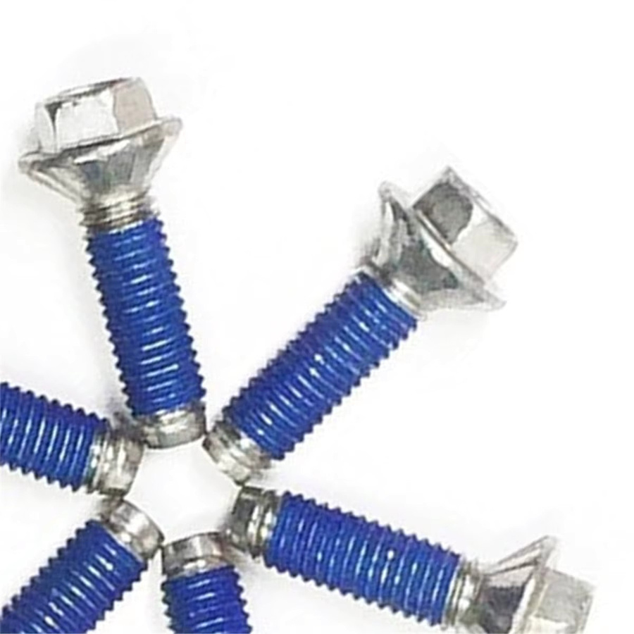 6er Set Waschmaschine Spider Sechskantschrauben DC60-40137A 592-49376 592-49396 in Blau - Bild 2