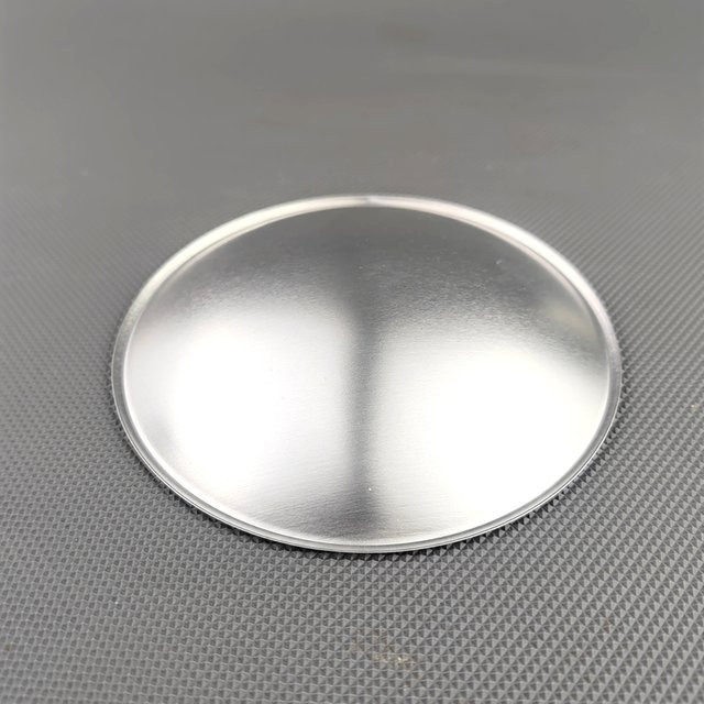 2er-Set Aluminium Staubschutzkappen für Lautsprecher in Silber, Durchmesser: 105 mm - Bild 1