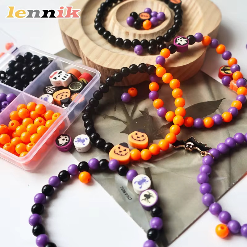 LENNIK Perlenarmband-DIY-Set, Kunstharz-Bastelperlen - Bild 2