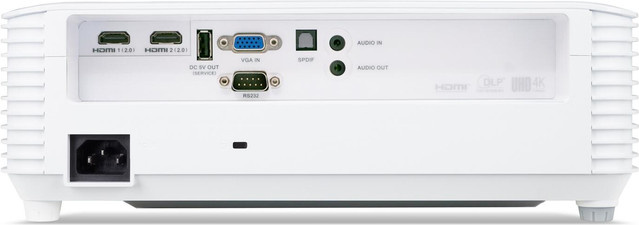 Acer H6815ATV DLP-Projektor in Weiß mit 4000 lm und 4K UHD Auflösung - Bild 1