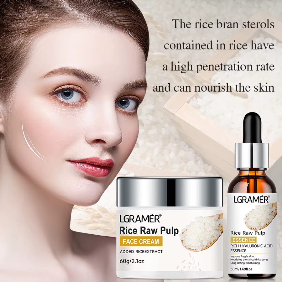 LGRAMER White Rice Gesichtscreme, 30 ml, Unisex - Bild 2