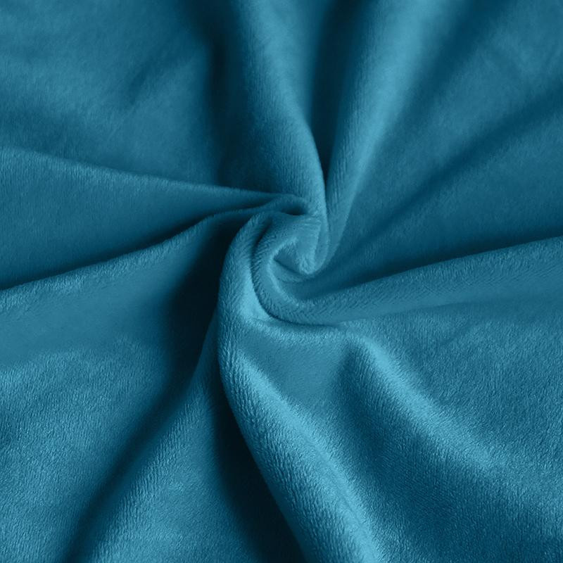 YZFZP Elastischer Samtstoff-Sofabezug für L-förmige Sofas und Sessel, Blau, Breite: 190-230 cm - Bild 3