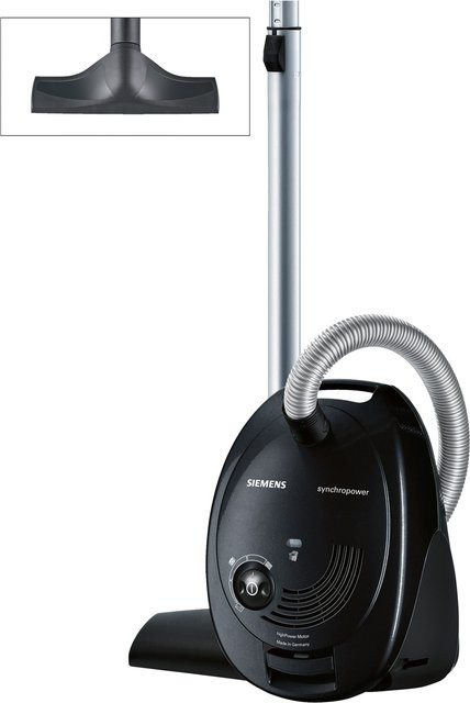 Siemens Bodenstaubsauger VS06A212 in Schwarz - Bild 1