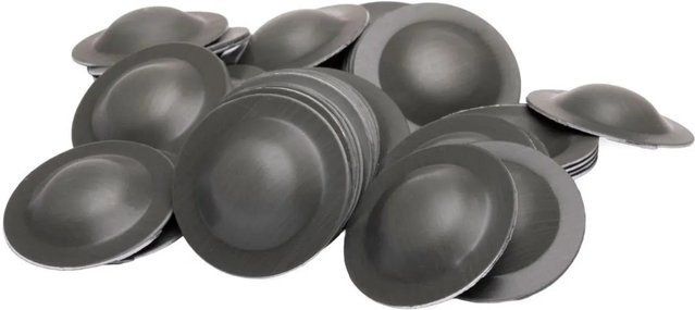 Kantfuchs24 Hauerbuckel aus Aluminium in Weißaluminium RAL9006, 50 Stück - Bild 1