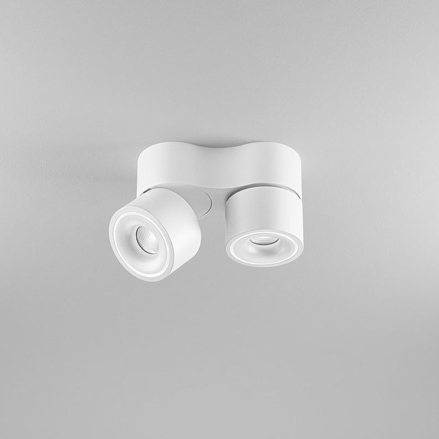DLS Lighting Clippo S Duo LED-Wand- und Deckenstrahler in Weiß mit dim2warm Technologie (1800K - 3000K) und Casambi Steuerung - Bild 1