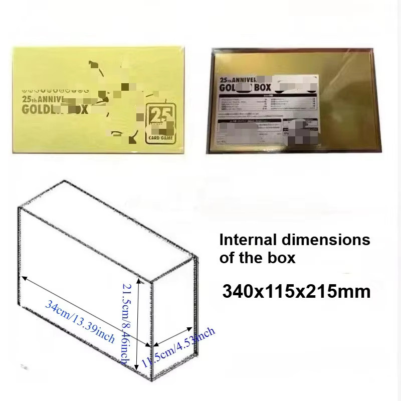 HOCHANNELME Acryl-Vitrine für Japanische 25. Jubiläums-Goldbox, transparente magnetische Aufbewahrungsbox aus Kunststoff - Bild 2