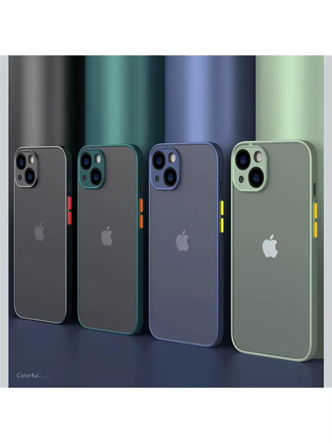 Stoßfeste Silikon Hard Cover Schutzhülle für Apple iPhone Modelle in Rot - Bild 3