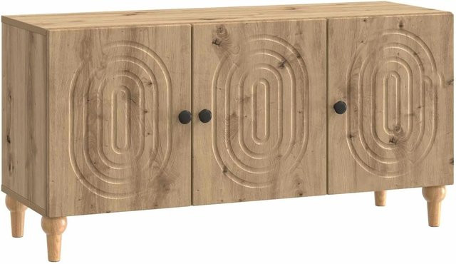 vidaXL TV-Schrank Artisan-Eiche in Braun, Modernes Design, B/T/H: 99 x 34,5 x 50 cm - Bild 1