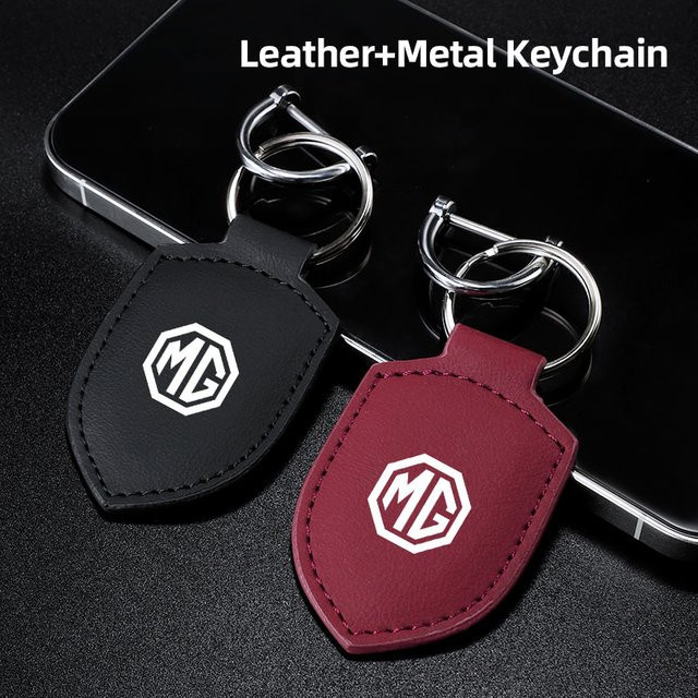 MG Schlüsselanhänger Leder, Unisex - Bild 1