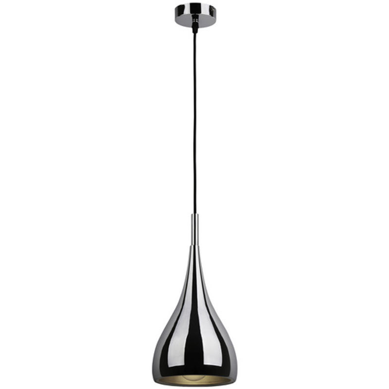 Näve Pendelleuchte Drop 1-flammig Chrom silberfarben E27 - Bild 2