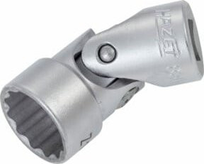 Hazet Gelenk-Steckschlüssel-Einsatz 880G-Z16 mit 16 mm Doppel-Sechskant-Tractionsprofil und 3/8 Zoll Vierkant hohl in Silber - Bild 1