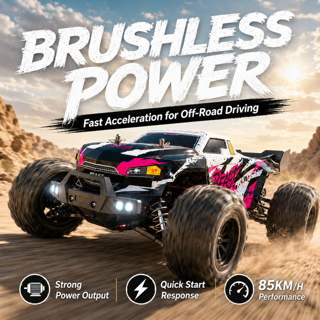 ZNLYRION RC-Truck Offroad-Monster, ferngesteuert, ab 14 Jahren - Bild 1