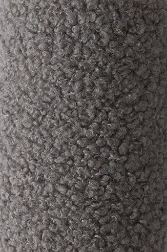 Jotex Stoffprobe LX032 Teddy in Grau - Bild 1